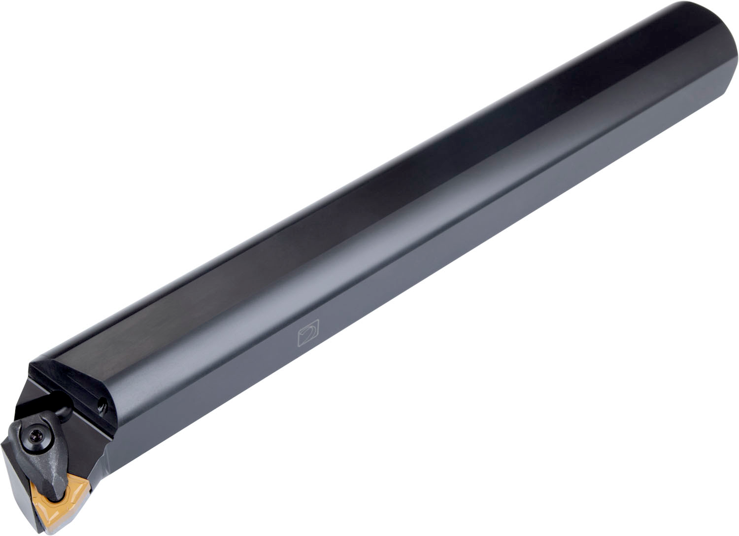 Picture of Double Clamp Boring Bar for Holding a 80° Trigon Neg Insert with an ICD of 1/2'', 3/16'' Thick , Right Hand