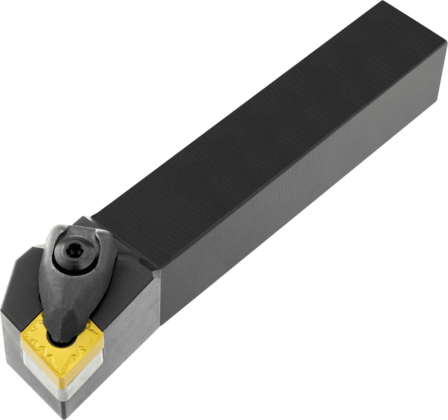 Picture of Dbl Clamp Turning Tool Hold a 80° Rhombus Neg insert with an ICD of 1/2'', 3/16'' Thick Right Hand 95°