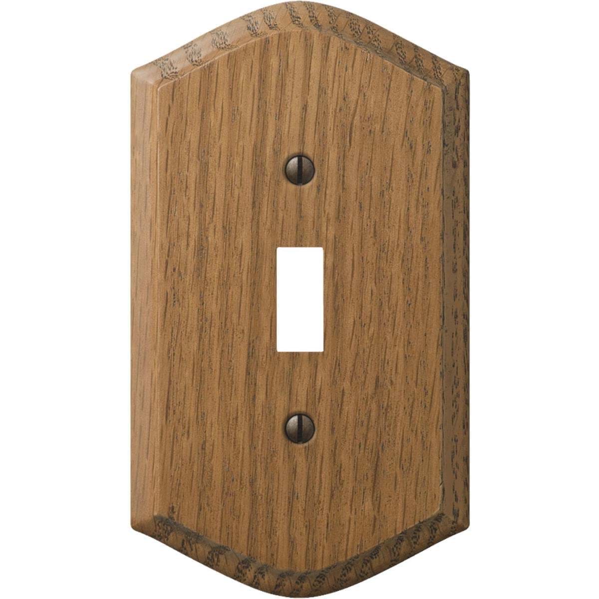 Picture of Amerelle Country Medium Oak Switch Wall Plate