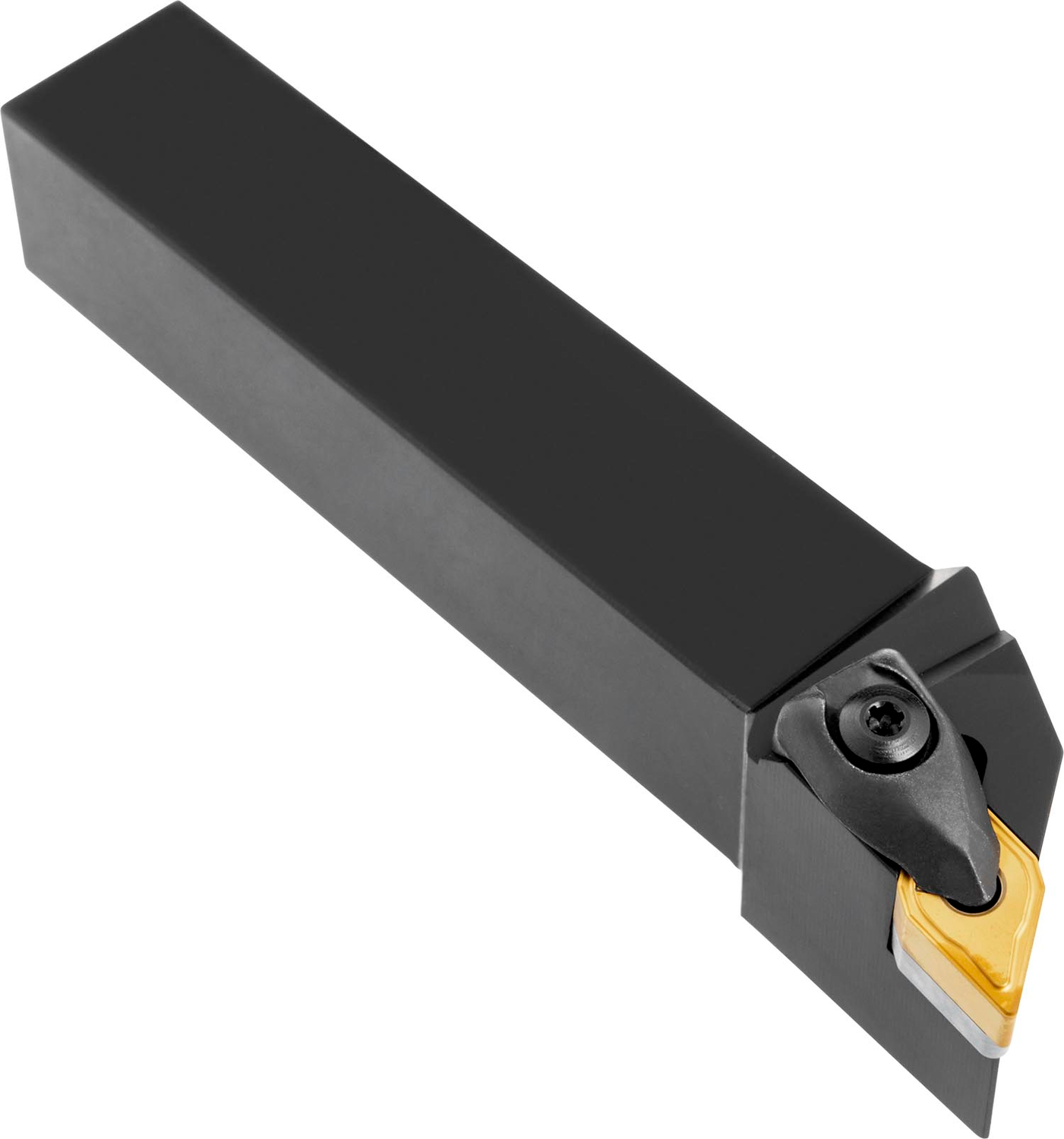 Picture of Dbl Clamp Turning Tool Hold a 55° Rhombus Neg insert with an ICD of 1/2'', 3/16'' Thick Left Hand 93°