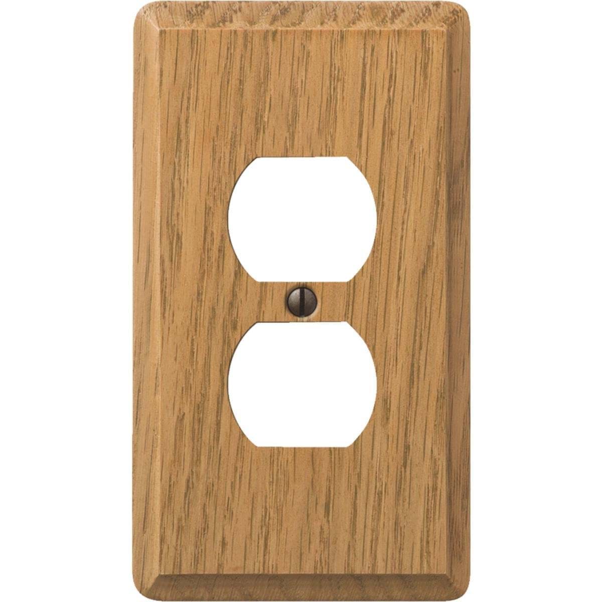 Picture of Amerelle Wood Outlet Wall Plate