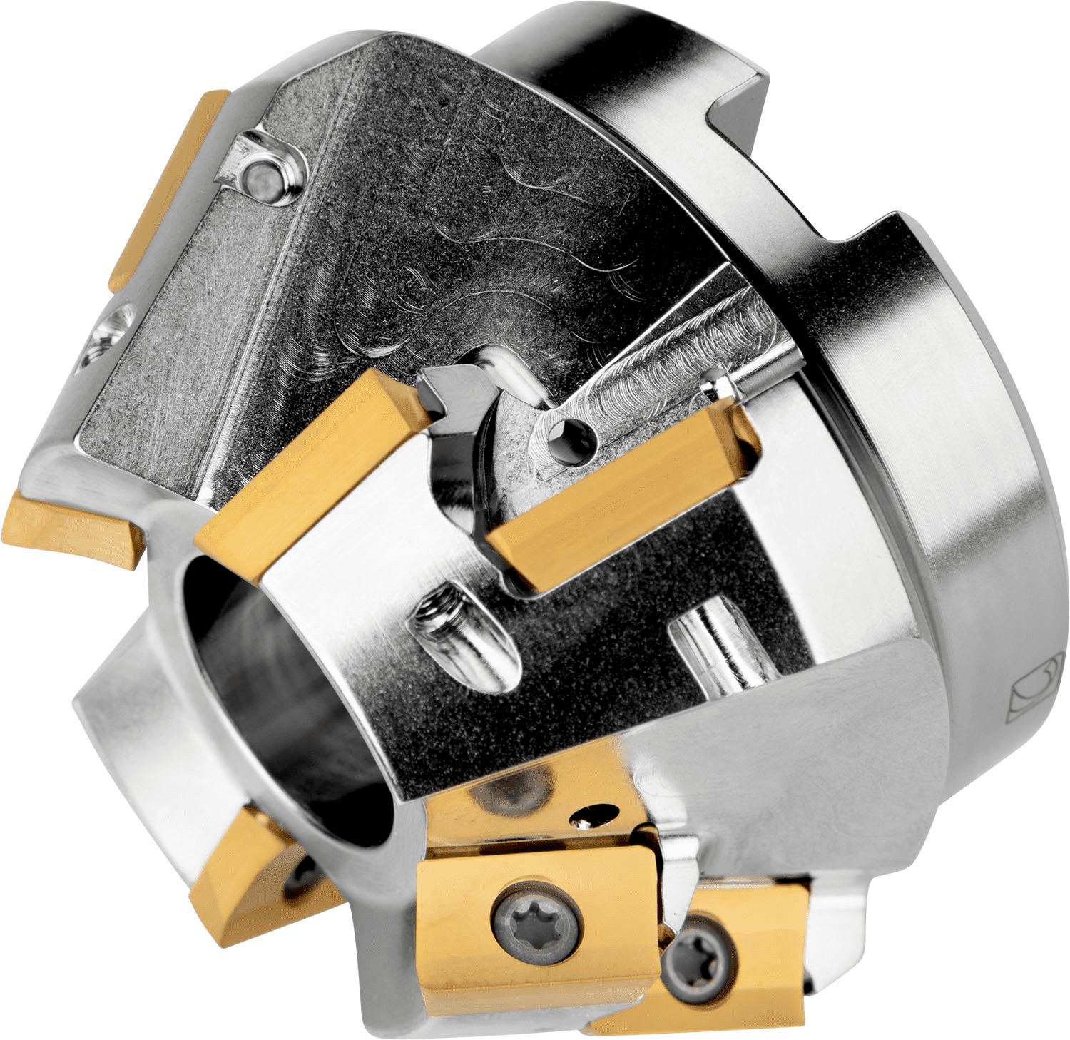 Picture of Helical Shell Milling Cutter - Chamfering Cut Dia 2.000 to Max 3.102''