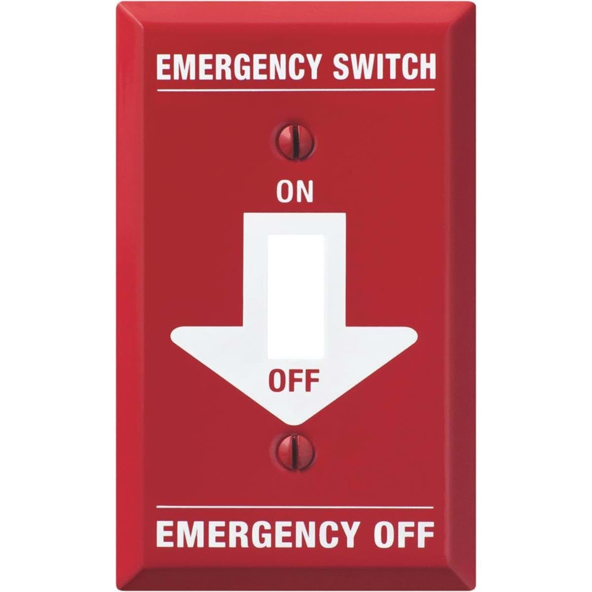 Picture of Amerelle PRO Emergency Stamped Steel Switch Wall Plate