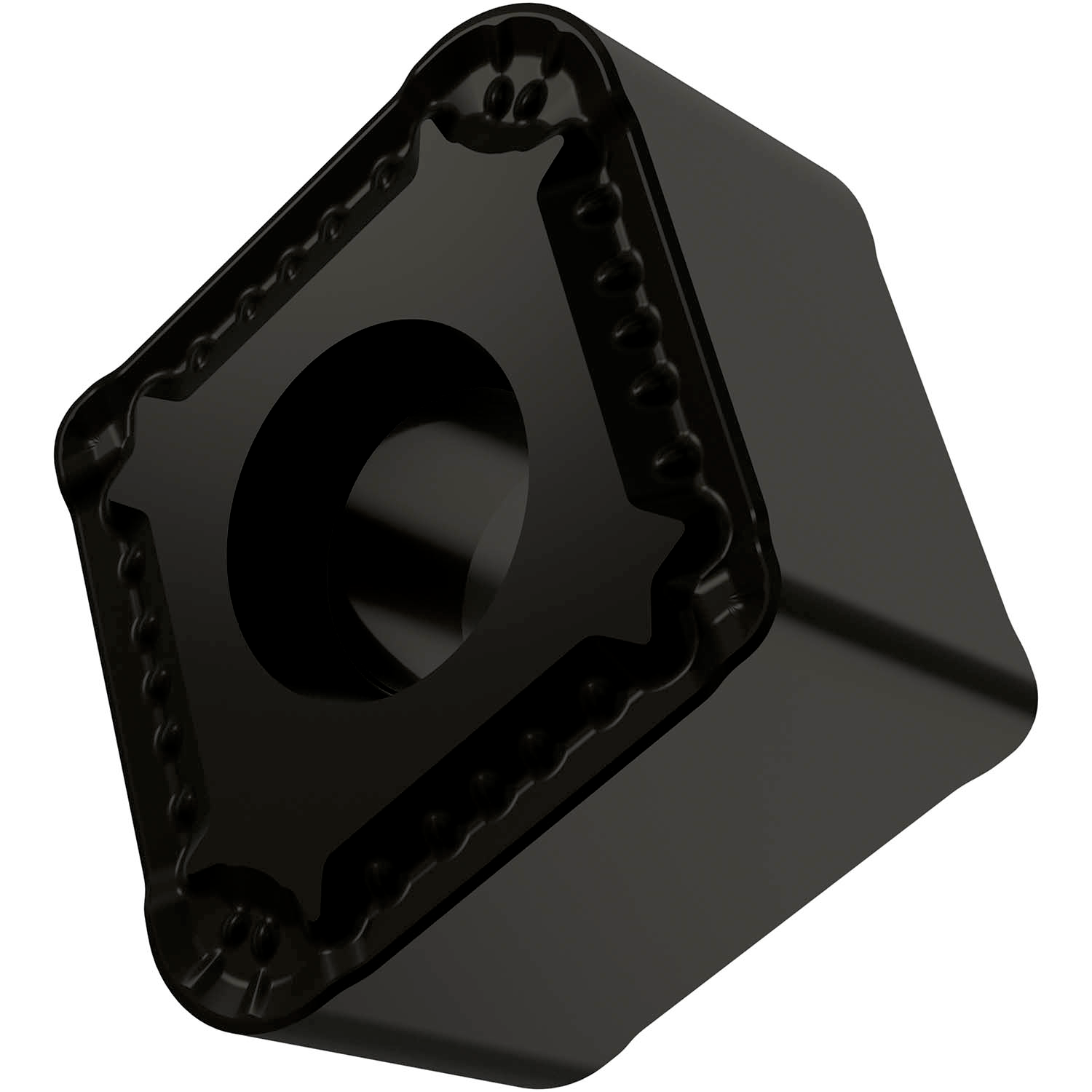 Picture of Special Neg Turn Insert, 80° Rhomboid with ICD of 3/4", 0.433" Thick, 5/32" Nose Radius