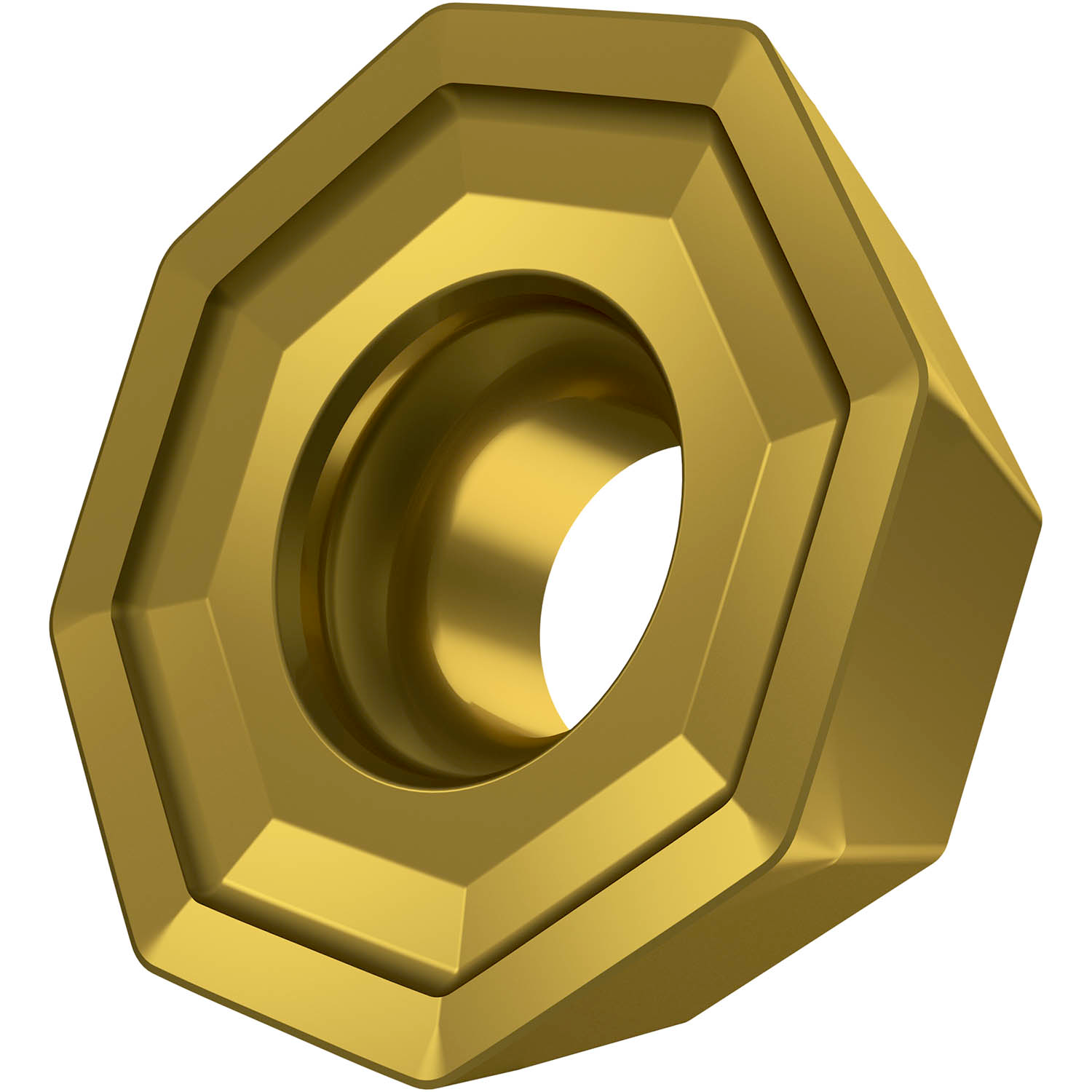 Picture of Sg-Side Milling Insert ODMT 0504 with CB, Octagonal for a Max Depth .0984"