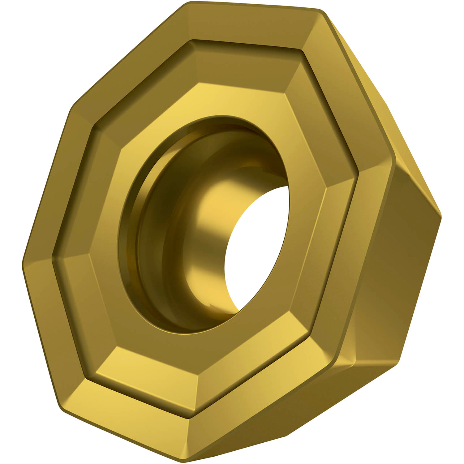 Picture of Sg-Side Milling Insert ODMT 0605 with CB, Octagonal for a Max Depth .122"