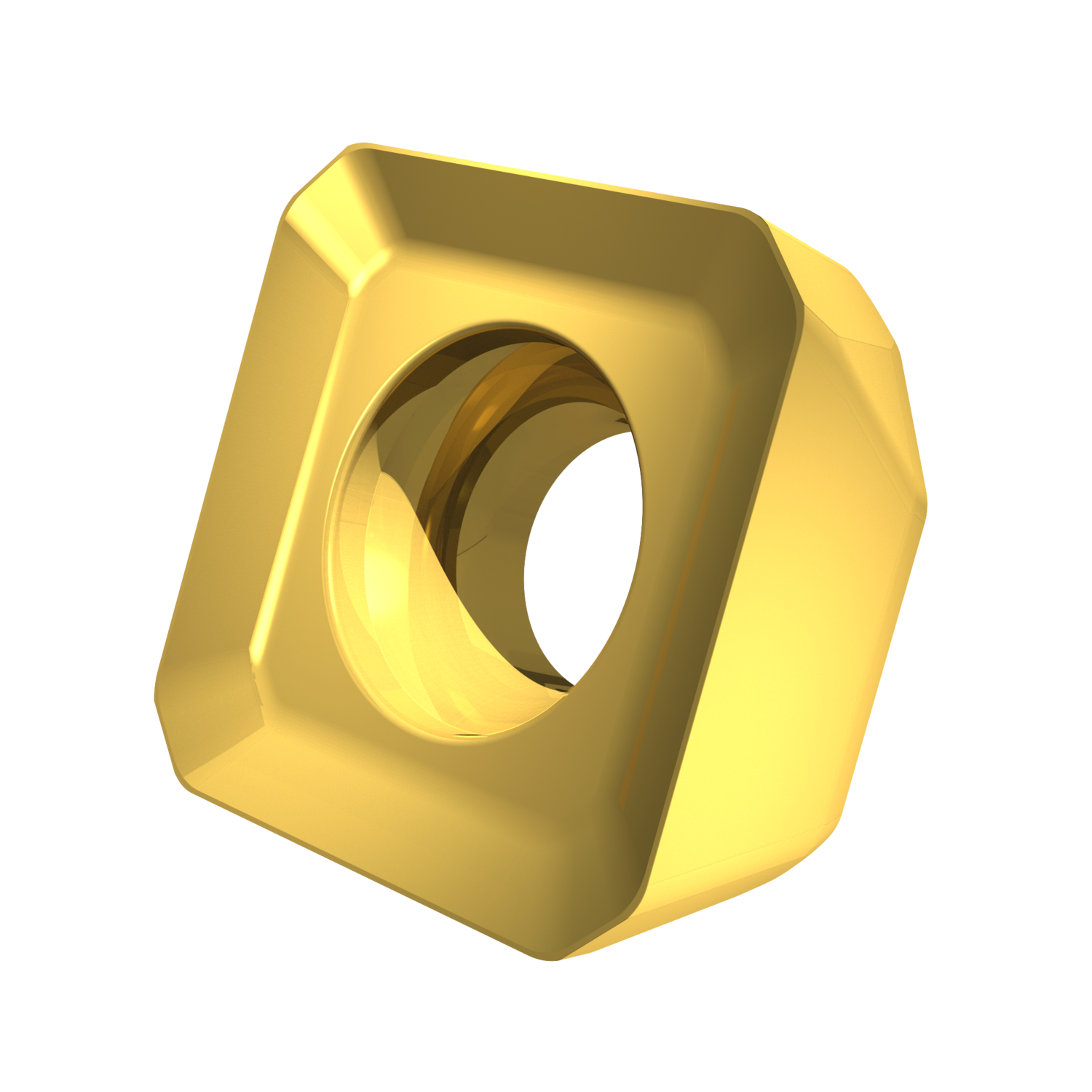 Picture of Sg-Side Milling Insert SNMT 1205 with CB, Square for a Max Depth .2559"
