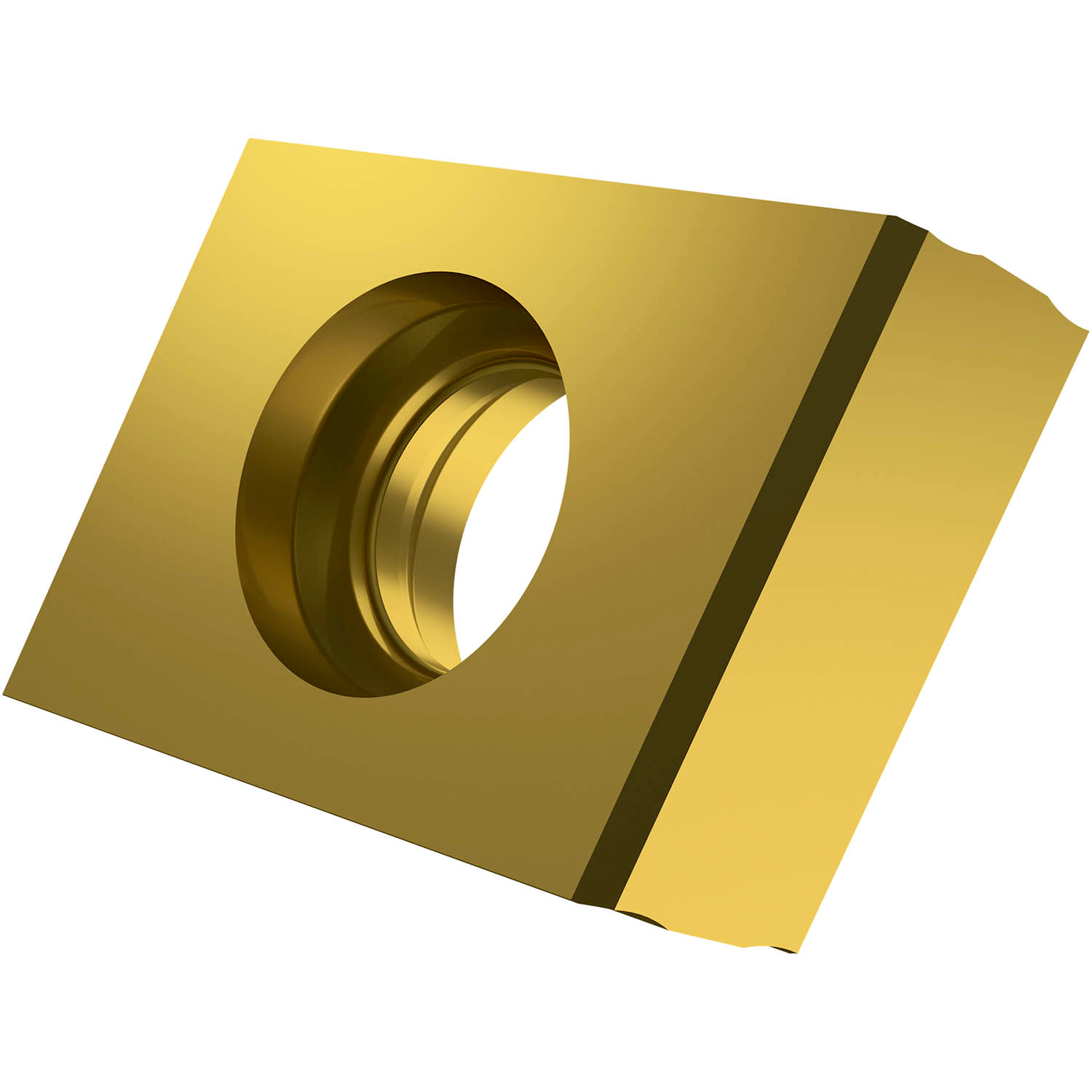 Picture of Dbl Side Disc Mill Insert, for a Cut Width of .9646" To Max 1.2008" with Cut Edges with Facet