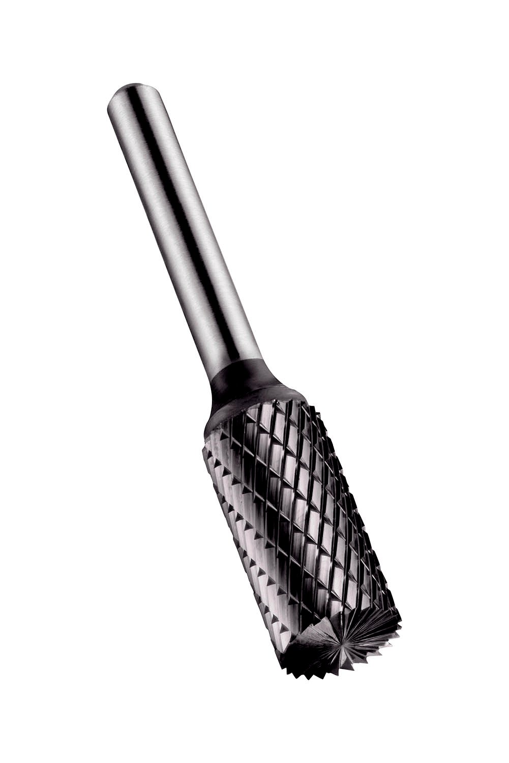 Picture of Cylinder Burr with End Cut (B Shape), Dia. 8mm with 19mm Length of Cut, 64mm Length and 6mm Shank