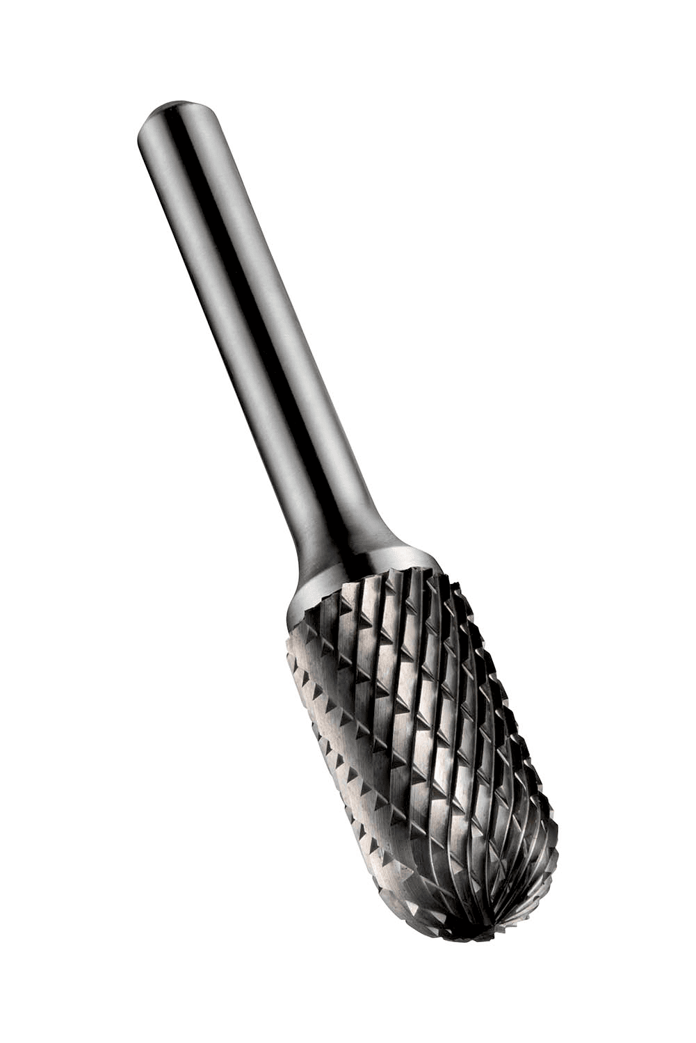Picture of Cylinder Burr with Ball Nose (C Shape), Dia. 6mm with 18mm Length of Cut, 50mm Length and 6mm Shank