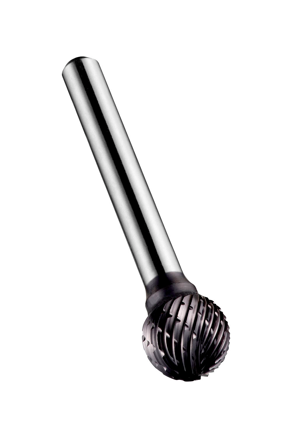 Picture of Ball Burr (D Shape), Dia. 8mm with 6mm Length of Cut, 52mm Length and 6mm Shank