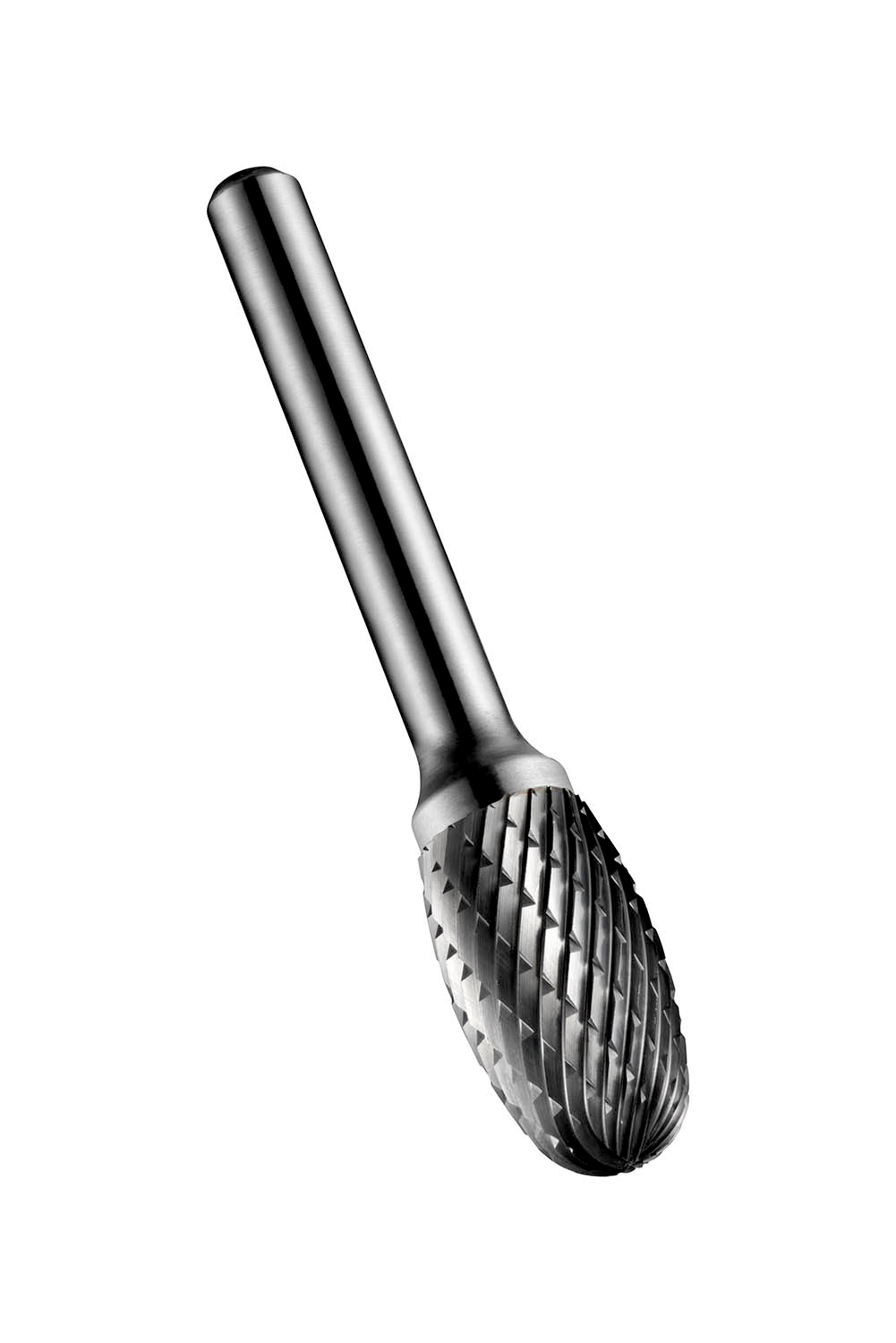 Picture of Oval Burr (E Shape), Dia. 16mm with 25mm Length of Cut, 70mm Length and 6mm Shank