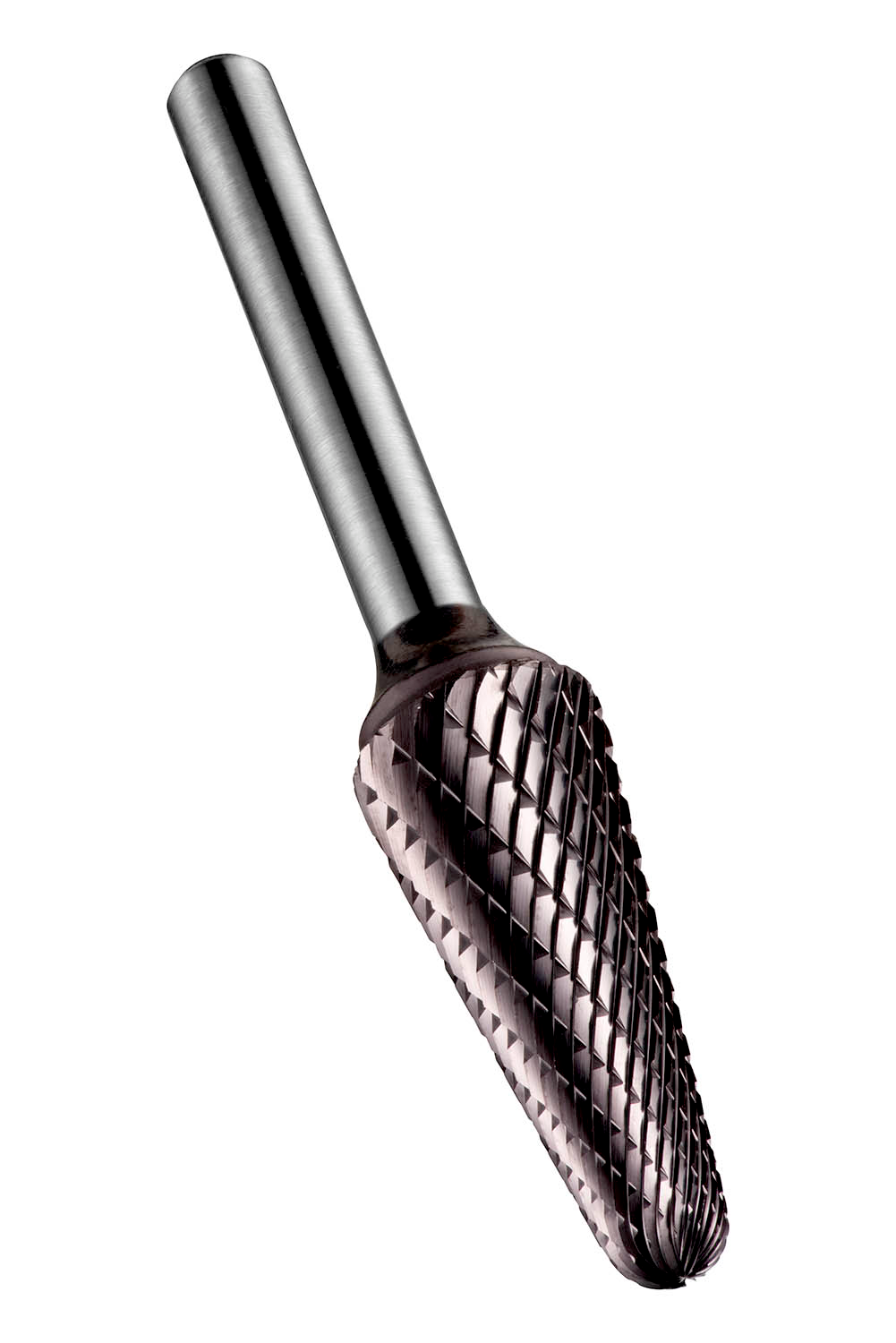 Picture of Ball-Nosed Cone Burr (L Shape), Dia. 12.7mm with 32mm Length of Cut, 77mm Length and 6mm Shank