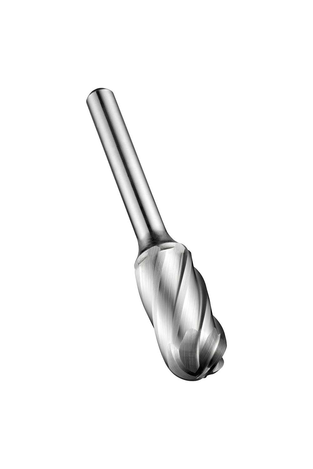 Picture of Cylinder Burr with Ball Nose (C Shape), Dia. 12.7mm with 25mm Length of Cut, 70mm Length and 6mm Shank