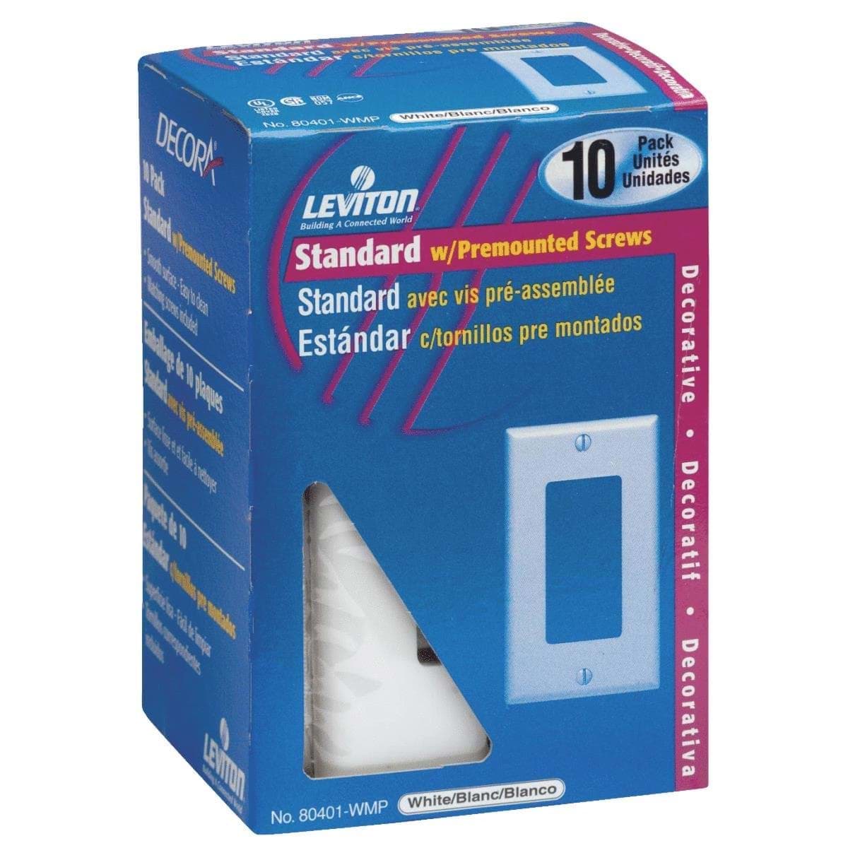 Picture of Leviton Decora 10-Pack Decorator Wall Plate