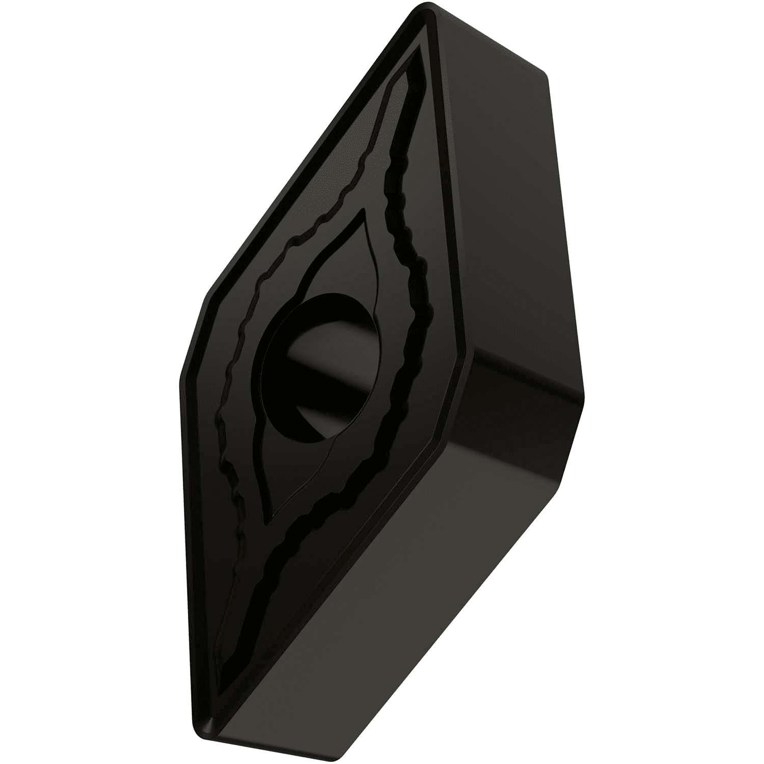 Picture of Dbl-Side Neg Turn Insert, 55° Rhomboid with ICD of 1/2", 1/4" Thick, 1/32" NR