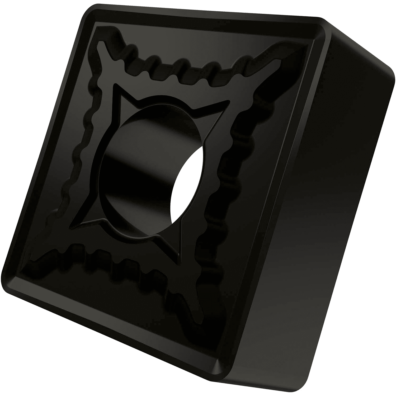 Picture of Dbl-Side Neg Turn Insert, Square with ICD of 1/2", 3/16" Thick, 1/32" NR