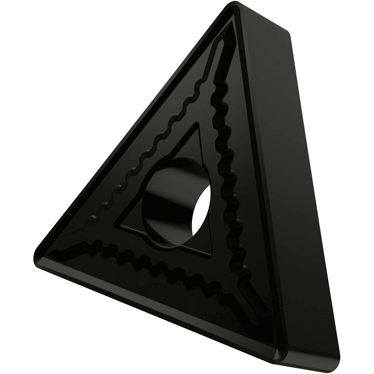 Picture of Dbl-Side Neg Turn Insert, Triangular with ICD of 1/2", 3/16" Thick, 1/32" NR