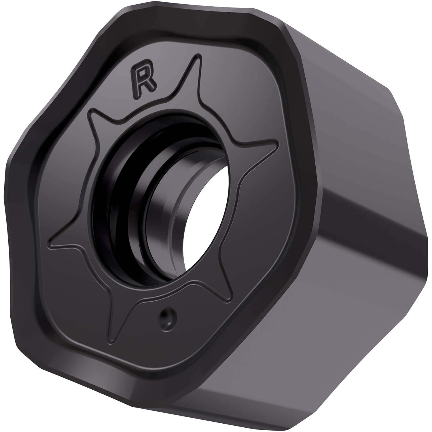 Picture of Dbl-Side Milling Insert HNGX 0604, Hectagonal for a Max Depth .1181"