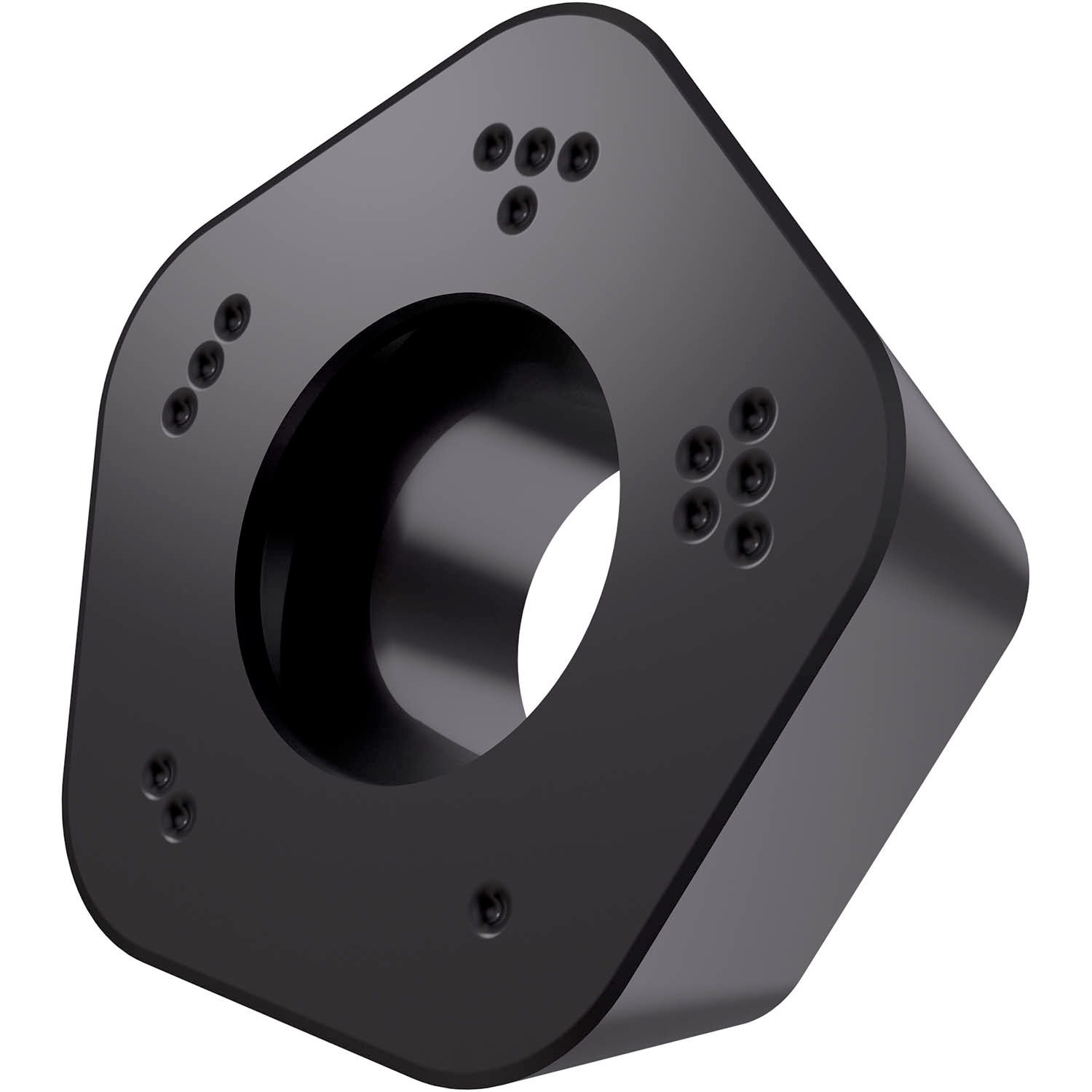 Picture of Sg-Side Milling Insert PDMW 0905 with PRS, Pentagonal Max Depth .0787", with .1181" CR