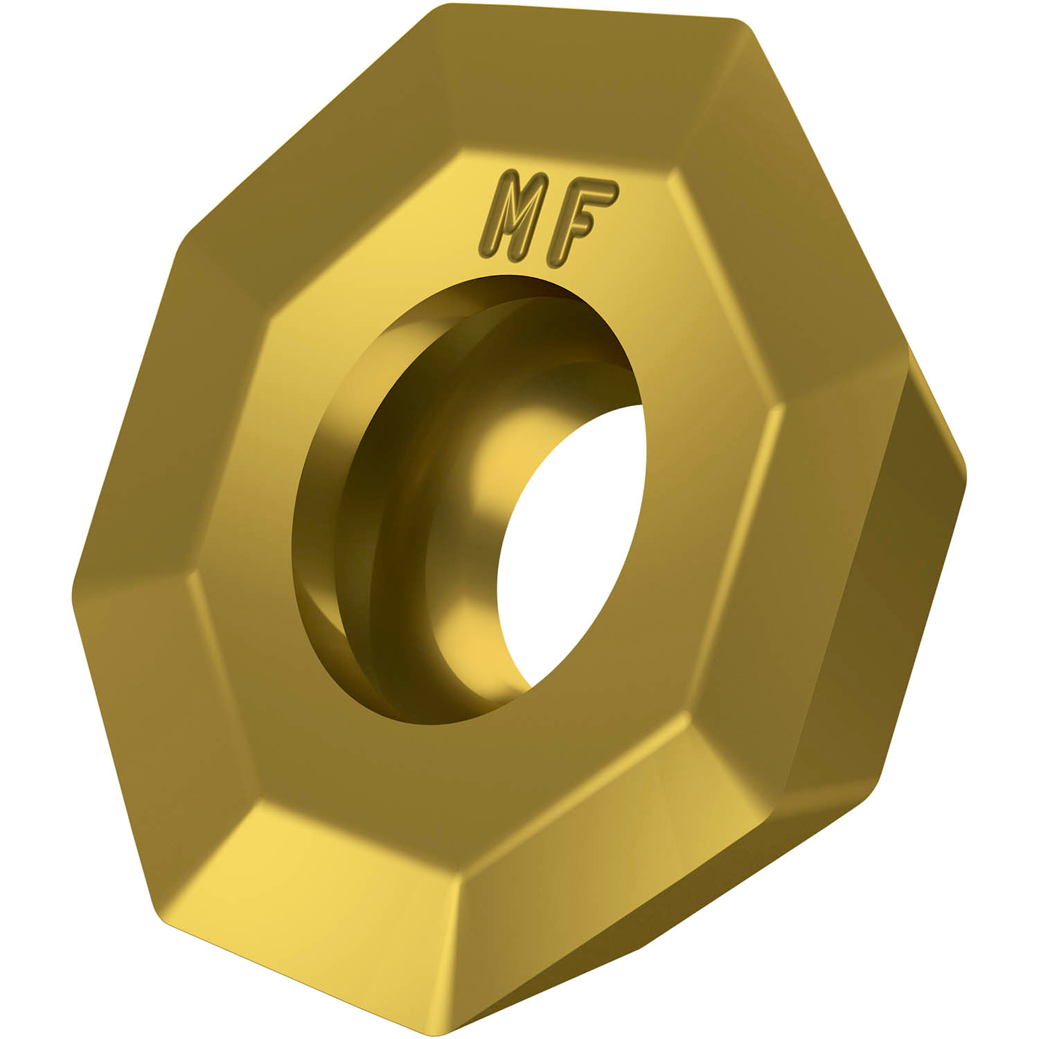Picture of Sg-Side Milling Insert OEHT 0604 with CB, Octagonal for a Max Depth .1299"