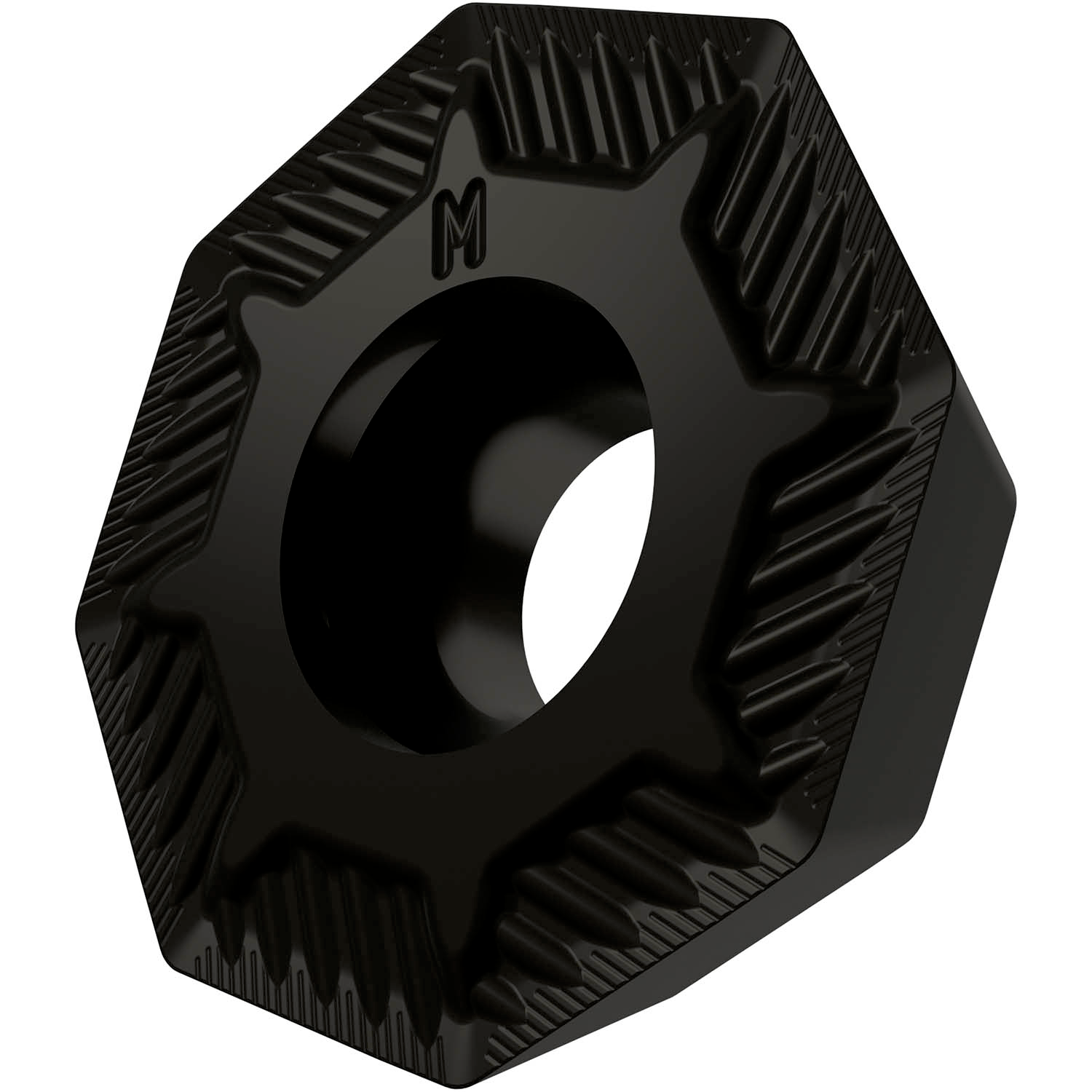 Picture of Sg-Side Milling Insert OEHT 0604 with CB, Octagonal for a Max Depth .1299"