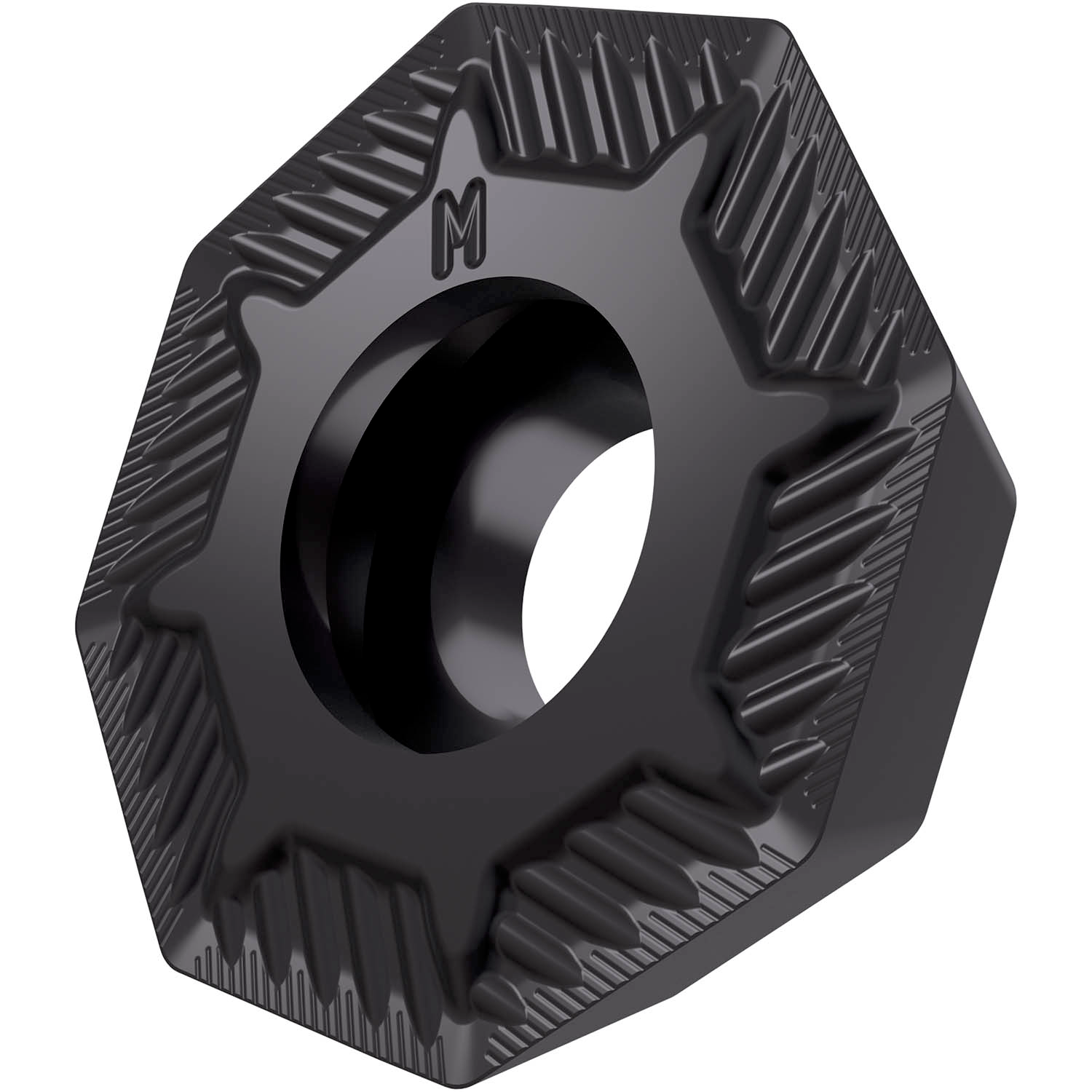 Picture of Sg-Side Milling Insert OEHT 0604 with CB, Octagonal for a Max Depth .1299"