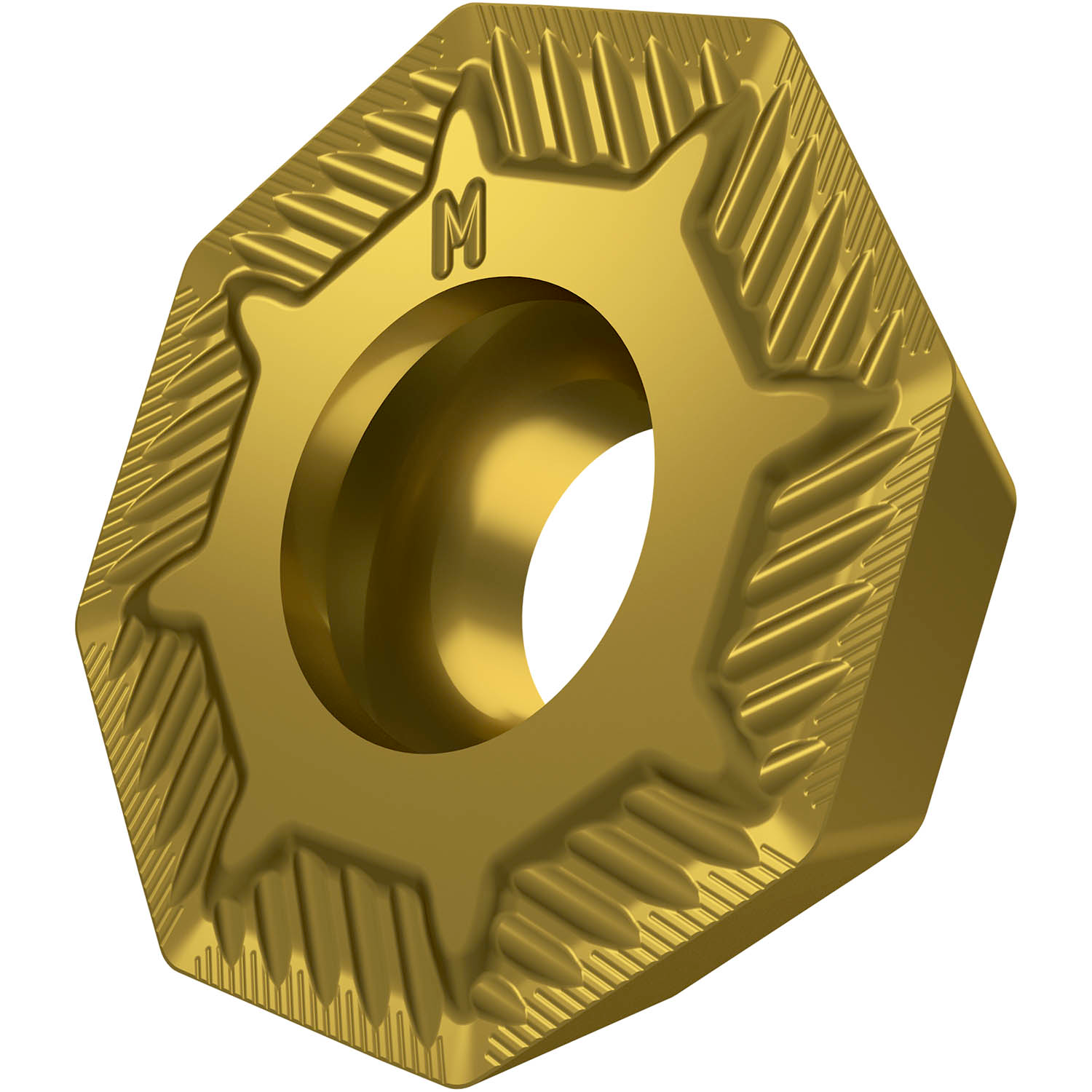 Picture of Sg-Side Milling Insert OEHT 0604 with CB, Octagonal for a Max Depth .1299"