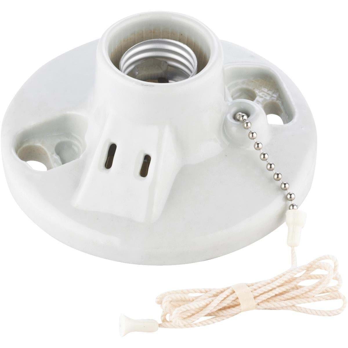 Picture of Leviton Lampholder With Grounded Outlet