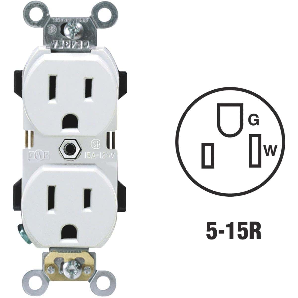 Picture of Leviton Industrial Grade Duplex Outlet
