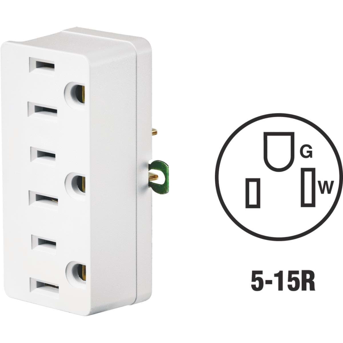 Picture of Leviton 3-To-2 Multi-Outlet Tap