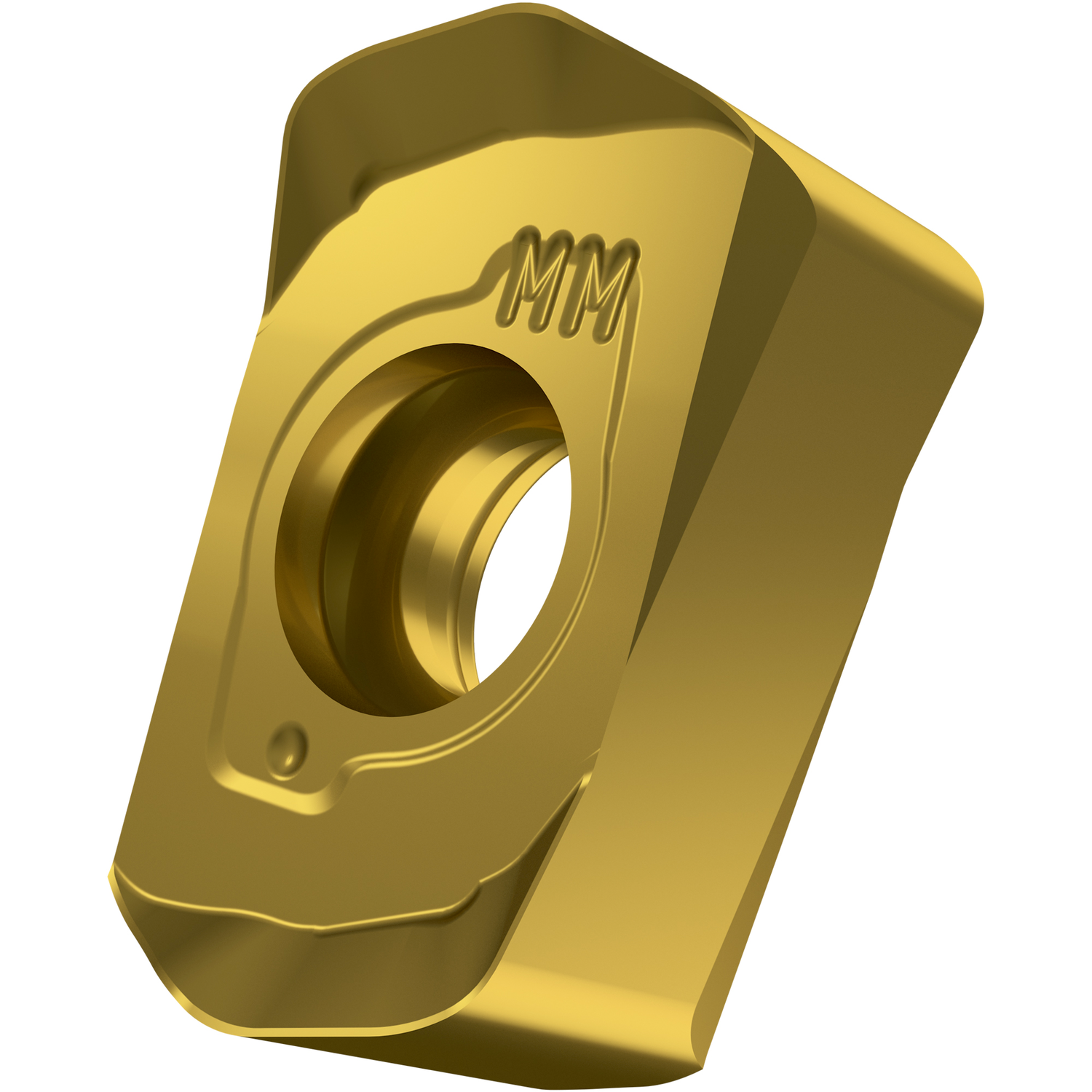 Picture of Dbl-Side Milling Insert BNGX 10T3, 82° Parallelogram and HF Design Max Depth .0394", with .0315" CR