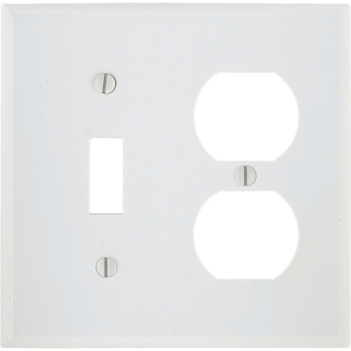 Picture of Leviton Plastic Combination Wall Plate