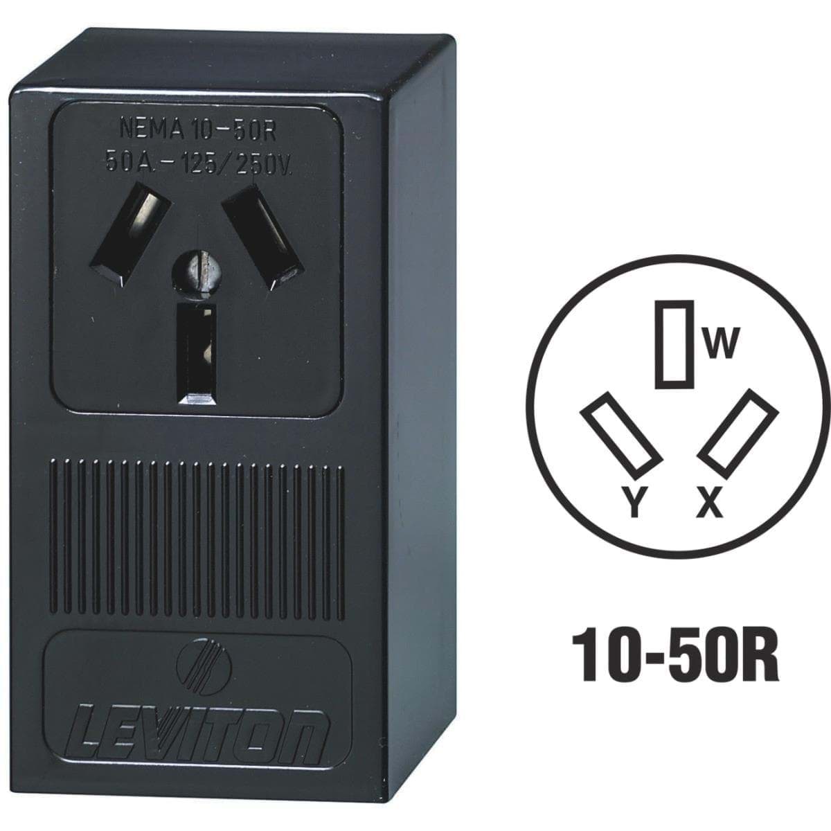 Picture of Leviton Non-Grounding Range Power Outlet