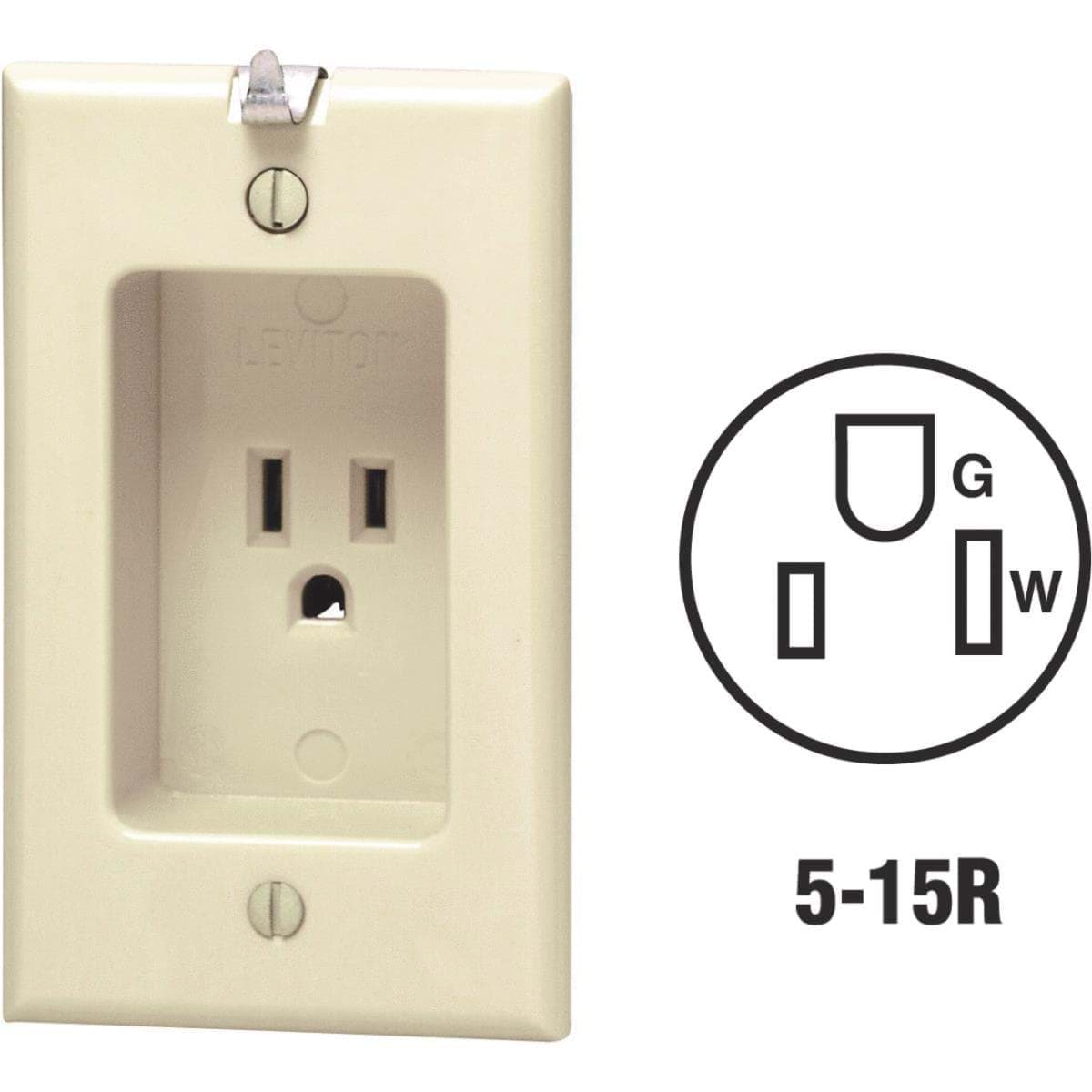 Picture of Leviton Single Clock Outlet