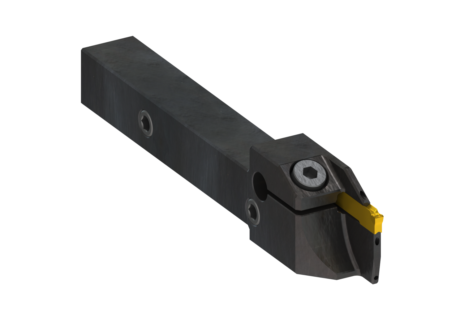 Picture of Grooving tool with internal coolant for GL Inserts, for Sliding head machines - GL2-A08AFR-.47-1.57
