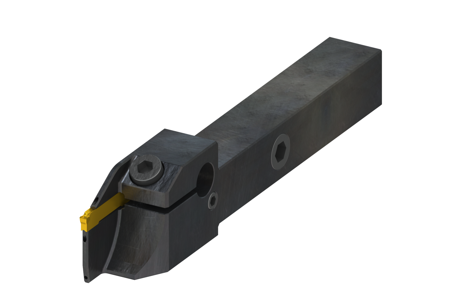 Picture of Grooving tool with internal coolant for GL Inserts, for Sliding head machines - GL2-A10CFL-.63-1.78