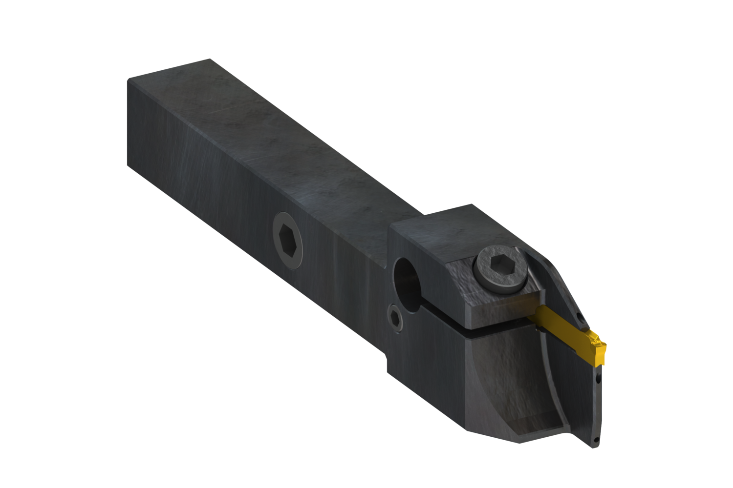 Picture of Grooving tool with internal coolant for GL Inserts, for Sliding head machines - GL2-A10CFR-.63-1.78