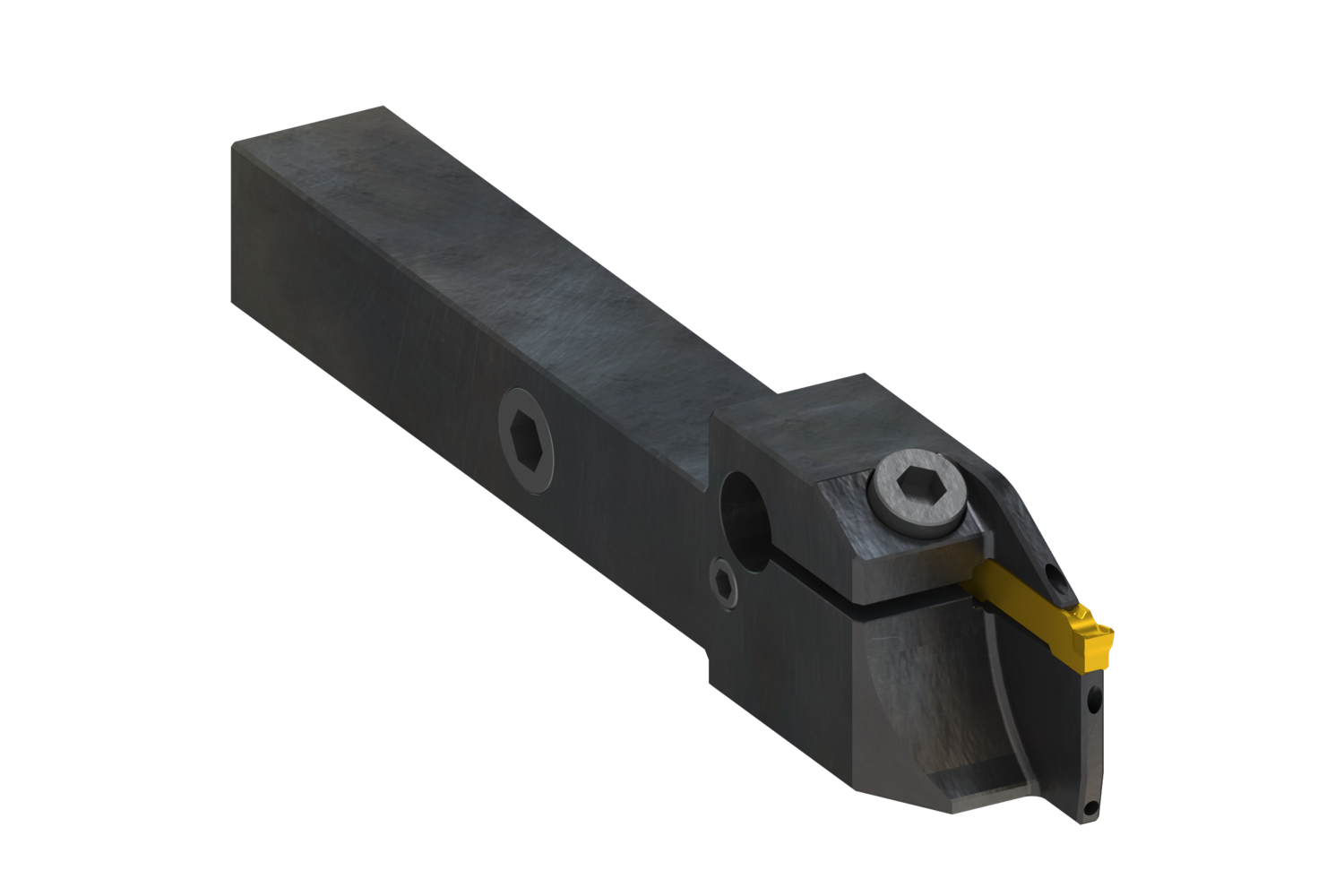 Picture of Grooving tool with internal coolant for GL Inserts, for Sliding head machines - GL3-A10CFR-.63-1.78