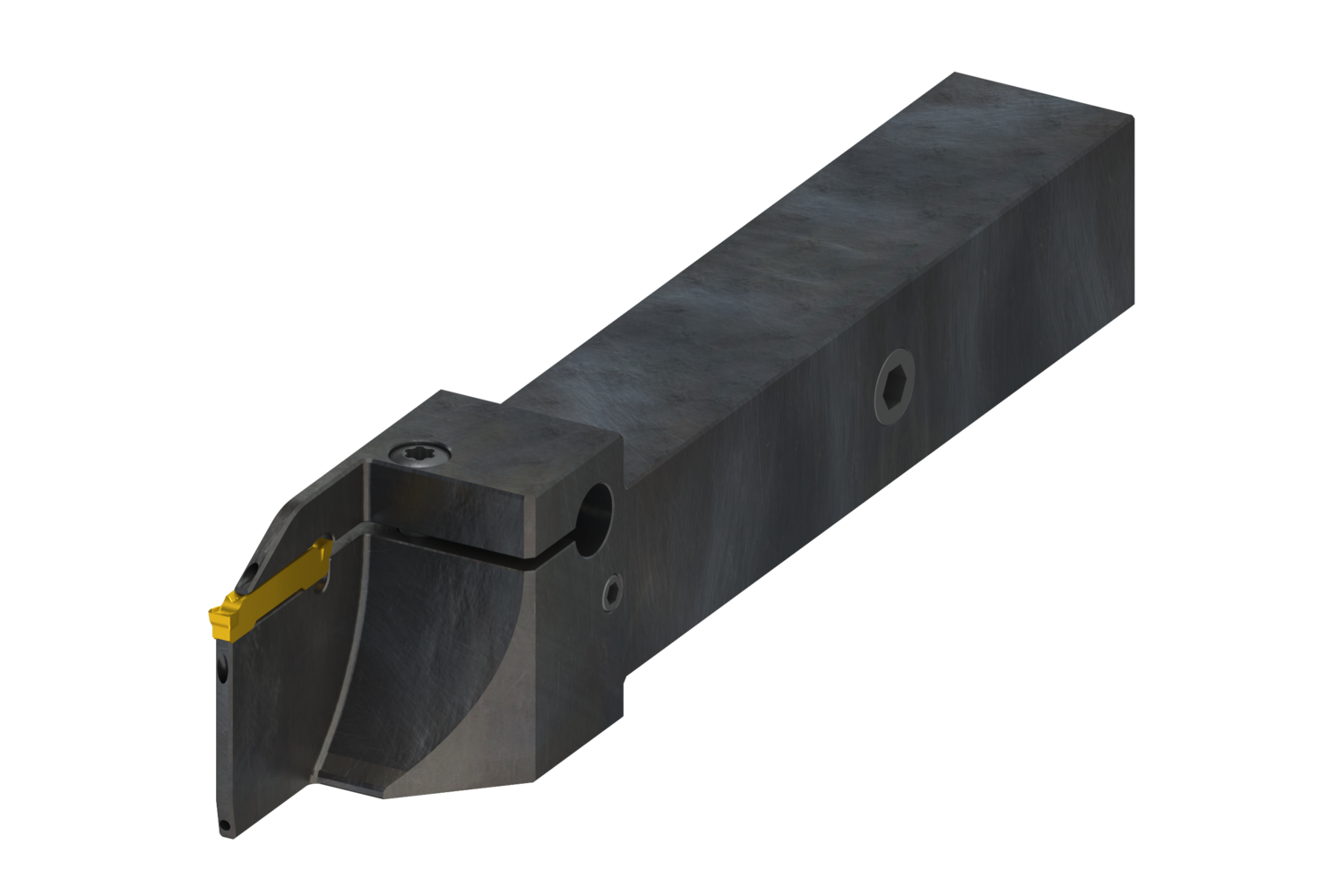 Picture of Grooving and Parting-Off tool with internal coolant for GL Inserts - GL3-A16EFL-1.26-3.15