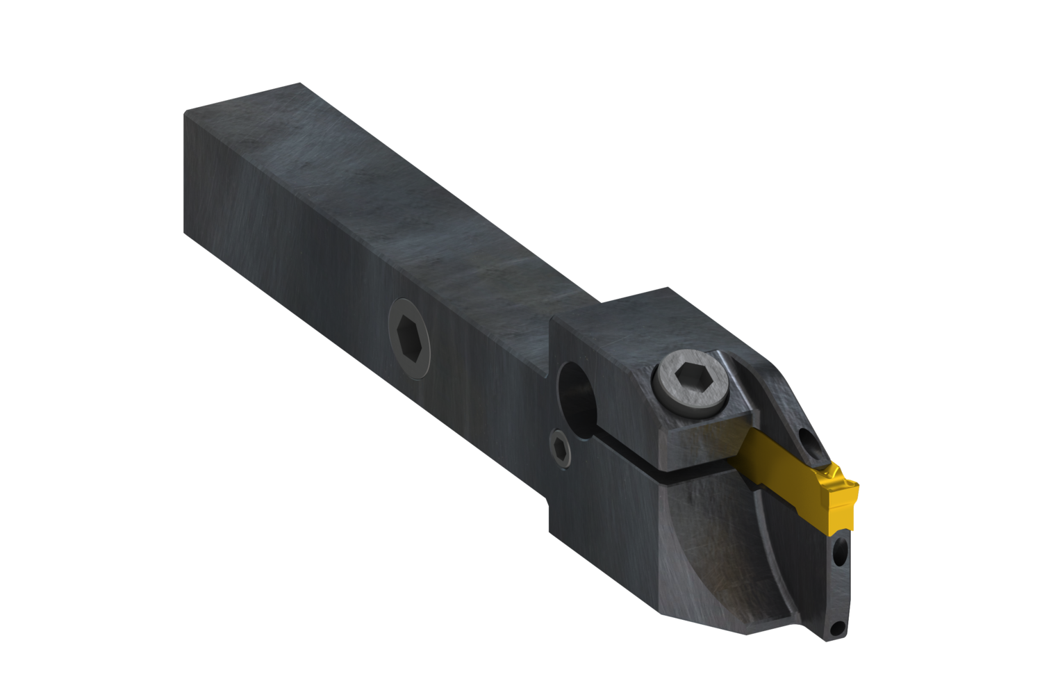 Picture of Grooving tool with internal coolant for GL Inserts, for Sliding head machines - GL4-A10CFR-.63-1.78