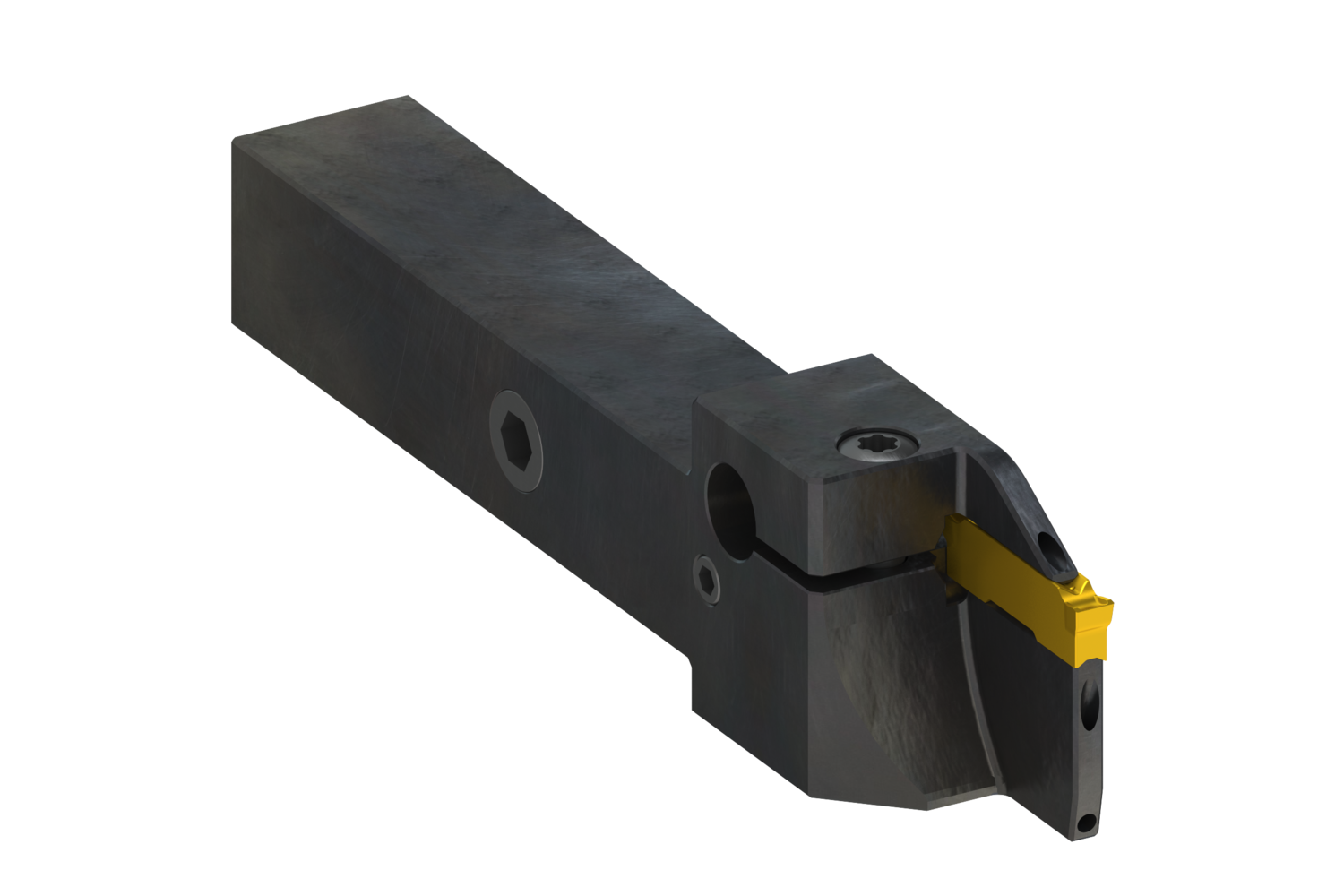 Picture of Grooving and Parting-Off tool with internal coolant for GL Inserts - GL4-A12CFR-.79-3.15