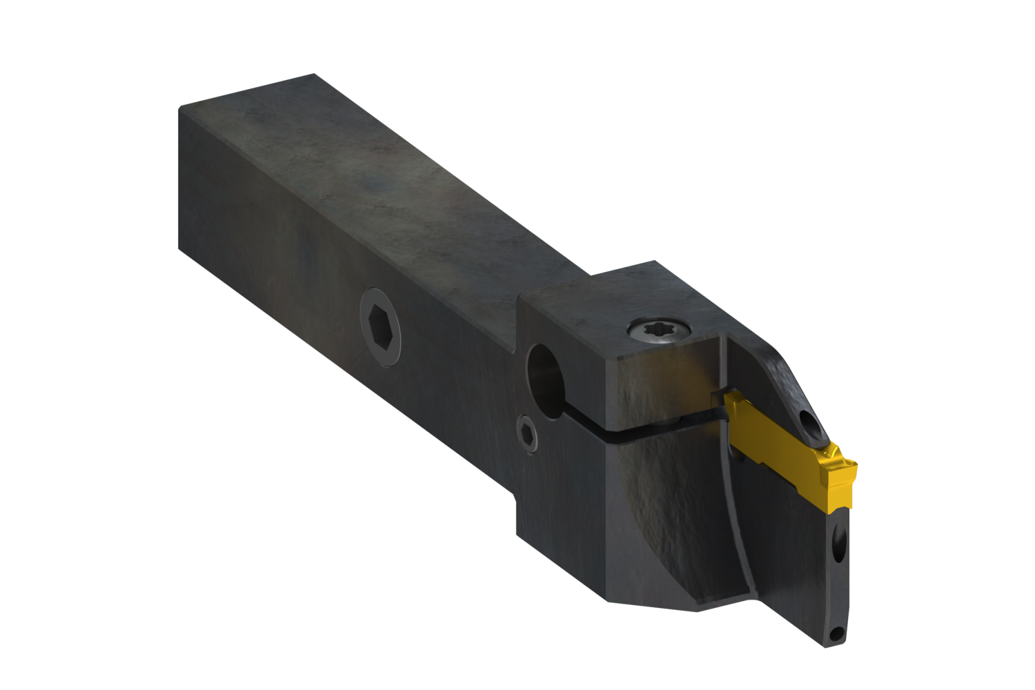 Picture of Grooving and Parting-Off tool with internal coolant for GL Inserts - GL4-A12CFR-.94-3.15
