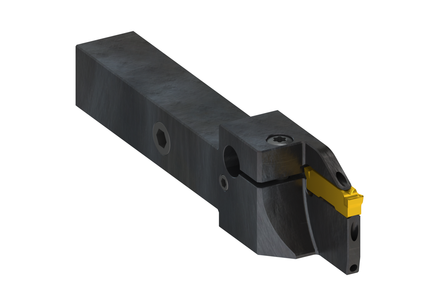 Picture of Grooving and Parting-Off tool with internal coolant for GL Inserts - GL5-A12CFR-.94-3.15