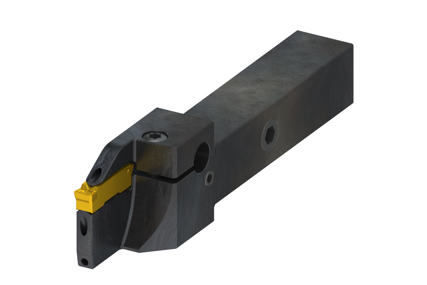 Picture of Grooving and Parting-Off tool with internal coolant for GL Inserts - GL6-A12CFL-.94-3.15
