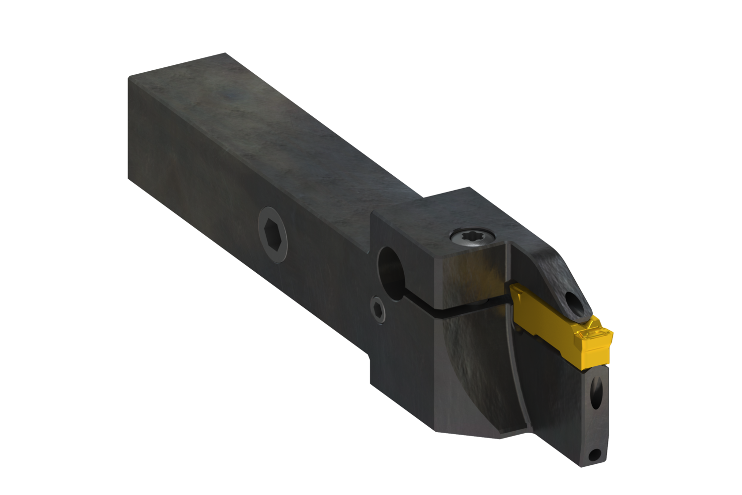 Picture of Grooving and Parting-Off tool with internal coolant for GL Inserts - GL6-A12CFR-.94-3.15