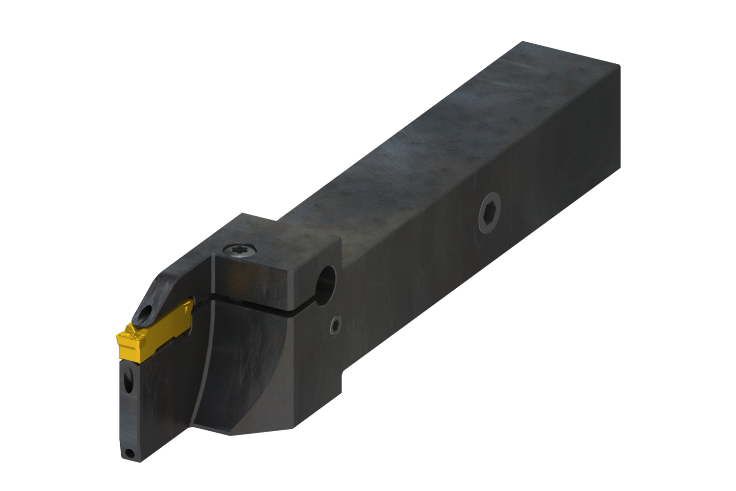 Picture of Grooving and Parting-Off tool with internal coolant for GL Inserts - GL6-A16EFL-1.26-3.94
