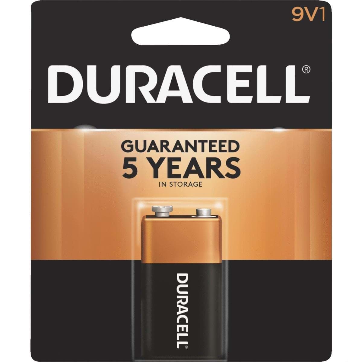 Picture of Duracell CopperTop 9V Alkaline Battery