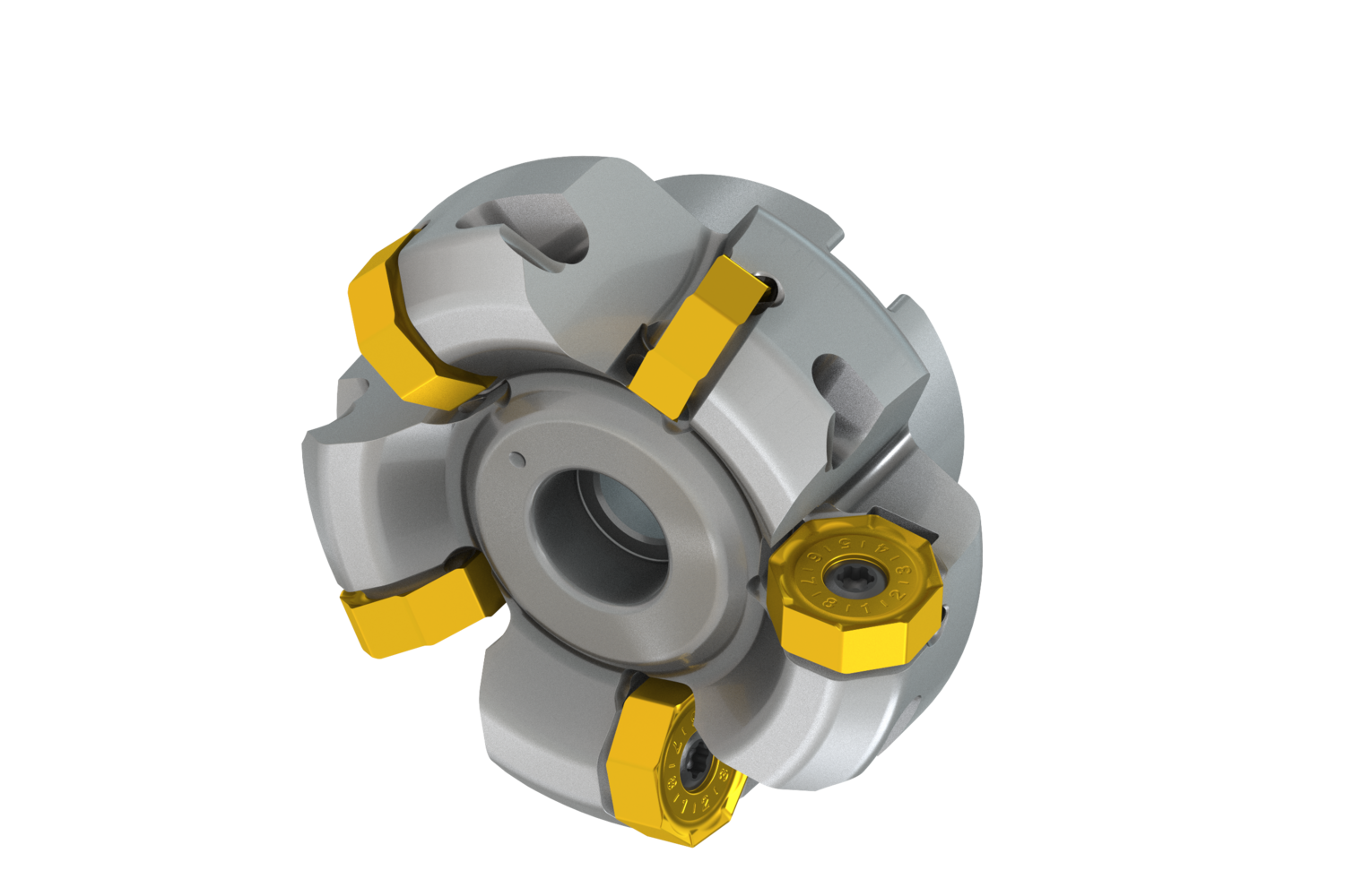 Picture of ECON ON06 43° Face Mill with Double Negative Design and Internal Coolant - 250A05R-IS45ON06-C