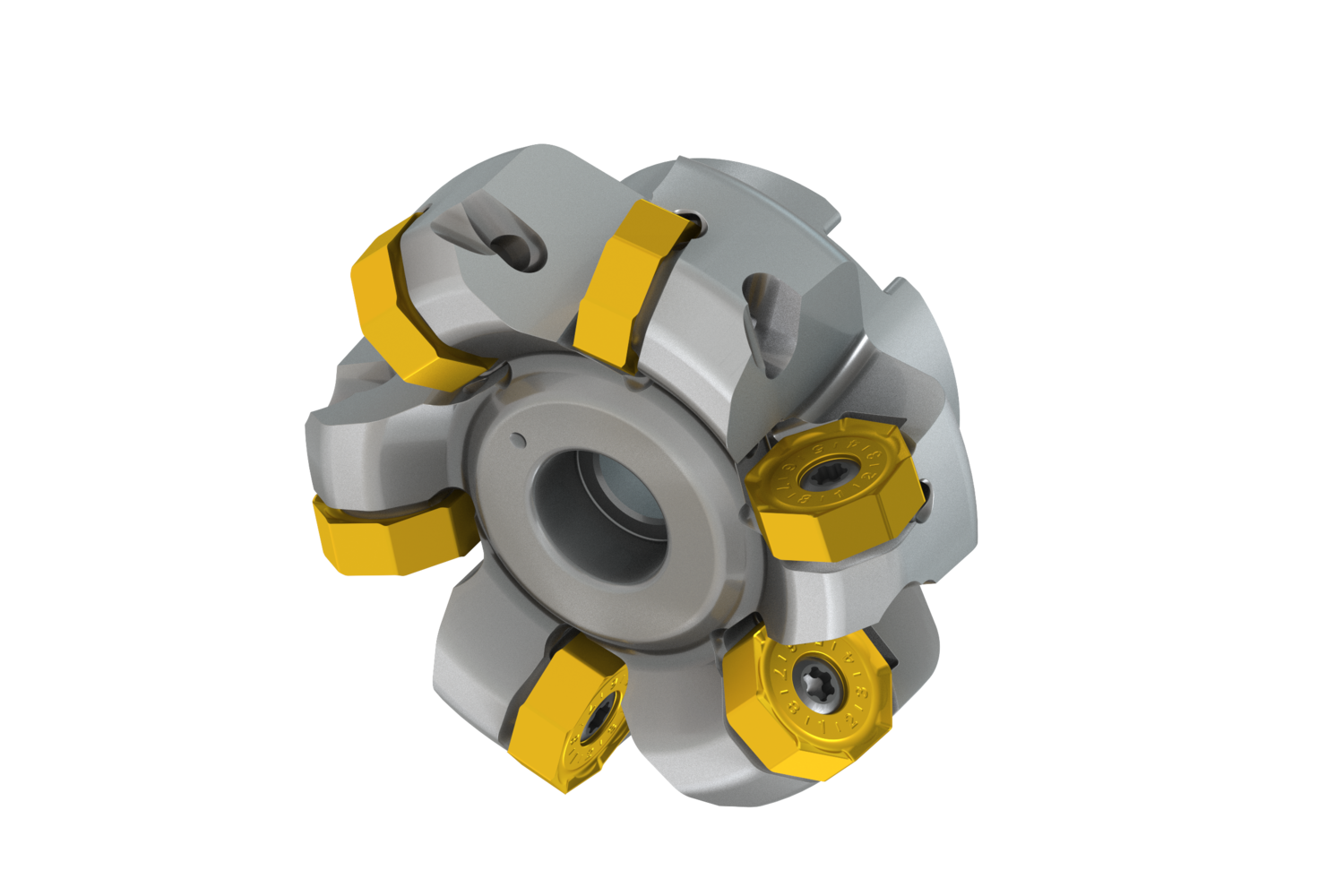 Picture of ECON ON06 43° Face Mill with Double Negative Design and Internal Coolant - 250A06R-IS45ON06-C